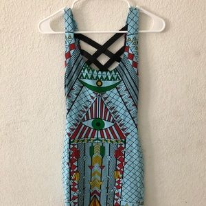 Tribal print dress